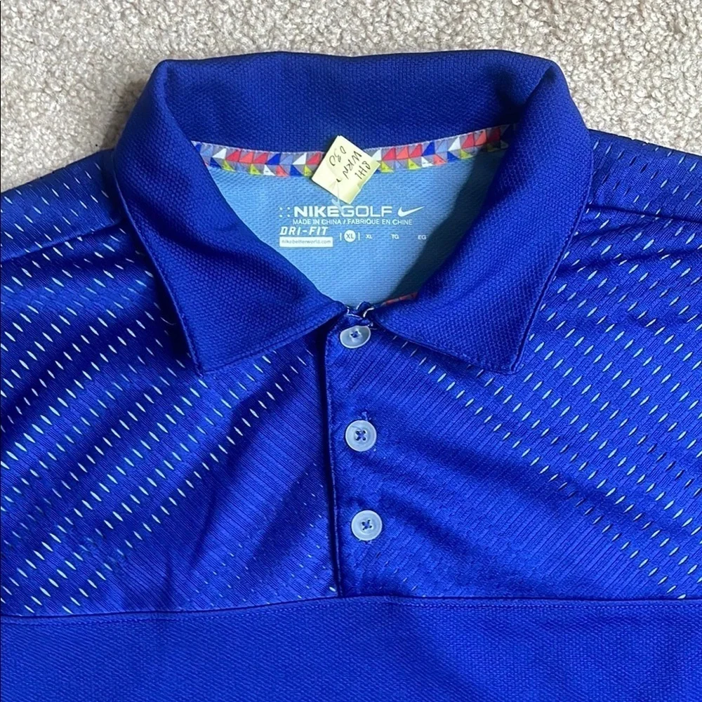 Nike Men's Blue Long Sleeve Shirt